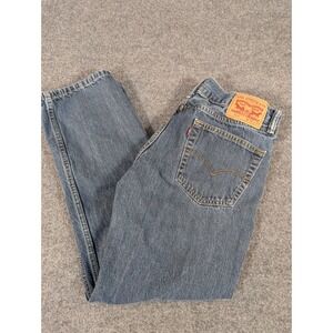 Levis 514 Straight Fit Mens Jeans Blue Denim Medium Wash W34 L30 514-0405 #2327
